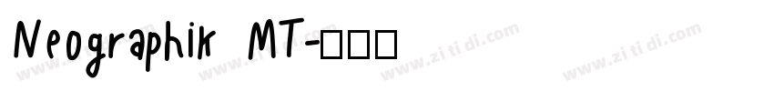 Neographik MT字体转换